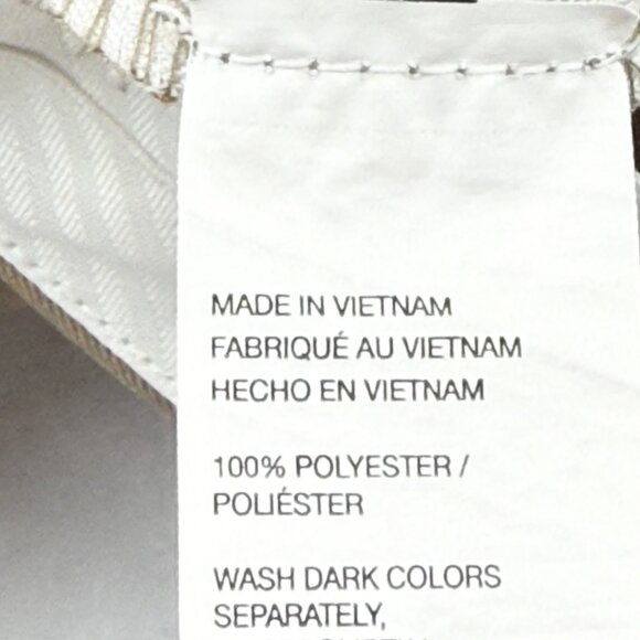 Izod Men's Classic Fit Flat Front Straight Leg Tan Dress Pants Size 40x32 - Picture 6 of 10